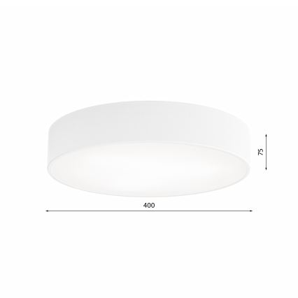 Plafón de baño con sensor CLEO 3xE27/24W/230V d. 40 cm blanco IP54