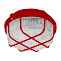 Plafón de exterior 1xE27/100W/230V rojo IP44