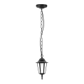Plafón de exterior 1xE27/20W/230V IP43 negro