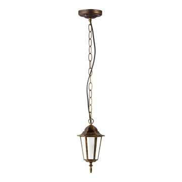 Plafón de exterior 1xE27/20W/230V IP43 pátina