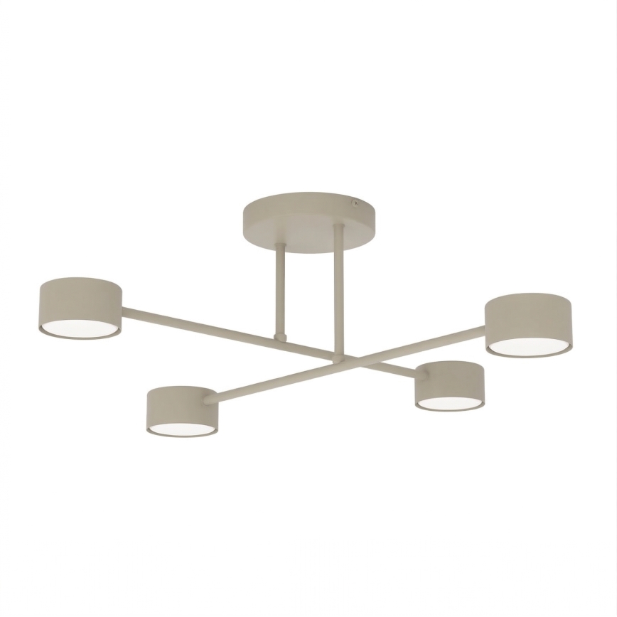 Plafón de techo HALO 4xGX53/10W/230V beige