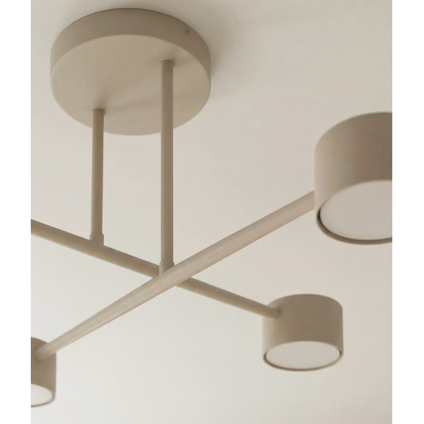 Plafón de techo HALO 4xGX53/10W/230V beige
