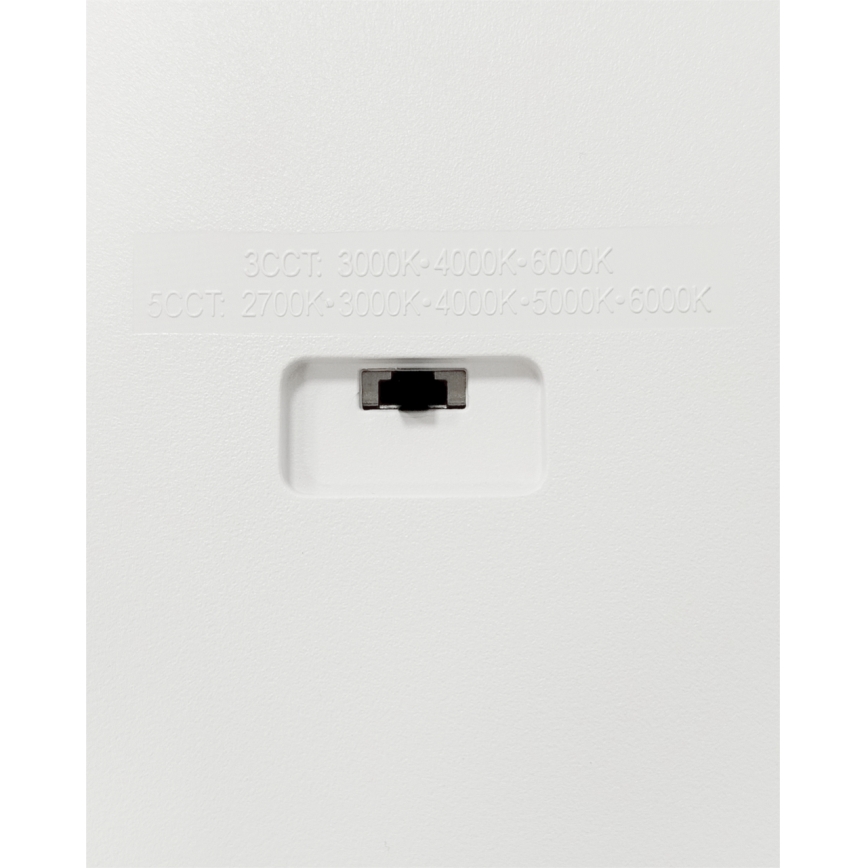 Plafón de techo LED 40W 230V 3000/4000/6500K 50x50 cm blanco