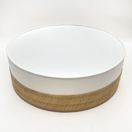 Lámpara de techo LED SIRJA BOHO LED/36W/230V 4000K Ø 45 cm beige/blanco