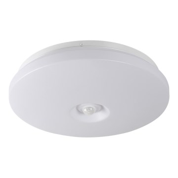 Plafón FOGLER LED con sensor de movimiento y sensor crepuscular 12W/230V Ø 28 cm
