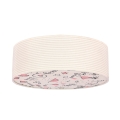 Plafón infantil KIDDY 2xE27/40W/230V beige/rosa