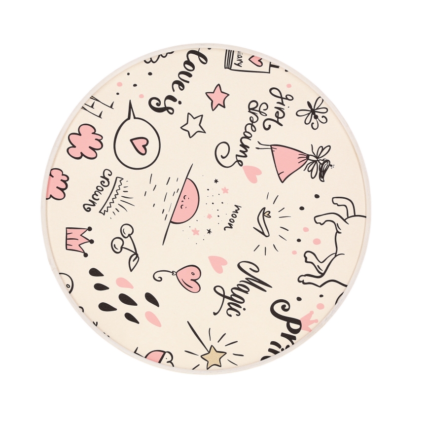Plafón infantil KIDDY 2xE27/40W/230V beige/rosa