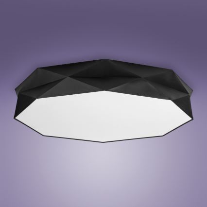 Plafón KANTOOR 6xE27/15W/230V negro