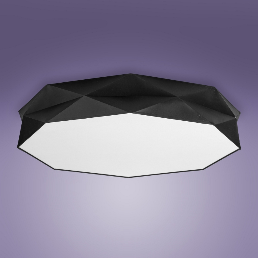 Plafón KANTOOR 6xE27/15W/230V negro