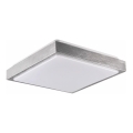 Plafón KAZIMIERZ 2xE27/20W/230V 29,5x29,5 cm plata