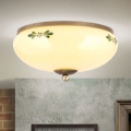 Plafón LANDHAUS 2xE27/60W/230V diá. 28 cm bronce/beige