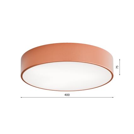 Plafón LED CLEO LED/43W/230V 4000K diá. 40 cm cobre