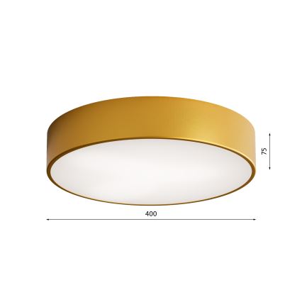 Plafón LED CLEO LED/43W/230V 4000K diá. 40 cm dorado