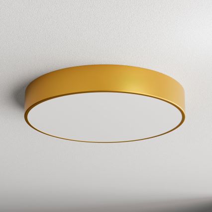 Plafón LED CLEO LED/69W/230V 3000K diá. 50 cm dorado