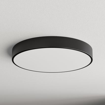 Plafón LED CLEO LED/69W/230V 4000K diá. 60 cm negro