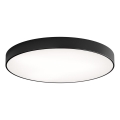 Plafón LED CLEO LED/96W/230V 4000K diá. 80 cm negro