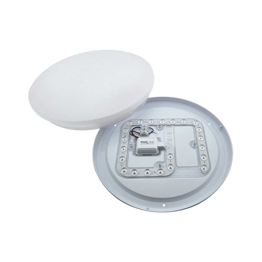 Plafón LED con sensor de movimiento LENA LED/18W/230V Ø 32,5 cm blanco