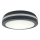 Plafón LED de baño con sensor de movimiento / 20 W / 230 V / 3000/4000/6500 K / diámetro 23 cm / IP54 / antracita