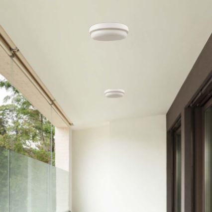 Plafón LED de baño LED/12W/230V 4000K IP54 diá. 15 cm