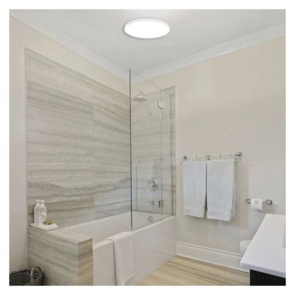 Plafón LED de baño LED/15W/230V 3000/4000/5700K IP55 blanco