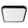 Plafón LED de baño LED/18W/230V 6500K IP44 25x25 cm negro