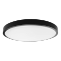 Plafón LED de baño LED/24W/230V 4000K IP44 diá. 29,5 cm negro