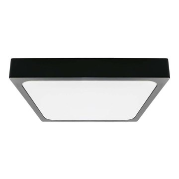 Plafón LED de baño LED/30W/230V 3000K IP44 42x42 cm negro