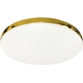 Plafón LED de baño MAYA LED/15W/230V diá. 33 cm IP44 dorado