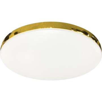 Plafón LED de baño MAYA LED/15W/230V diá. 33 cm IP44 dorado
