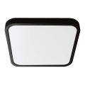 Plafón LED de baño SAMSUNG CHIP LED/48W/230V IP44 3000K 42x42 cm negro