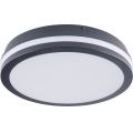 Plafón LED de exterior BENO LED/24/30W/230V 3000/3500/4000K IP65 antracita redondeado