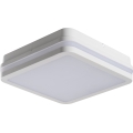 Plafón LED de exterior con sensor de movimiento BENO LED/12/18W/230V 3000/3500/4000K IP65 blanco cuadrado