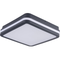 Plafón LED de exterior con sensor de movimiento BENO LED/24/30W/230V 3000/3500/4000K IP65 antracita cuadrado