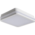 Plafón LED de exterior con sensor de movimiento BENO LED/24/30W/230V 3000/3500/4000K IP65 blanco cuadrado