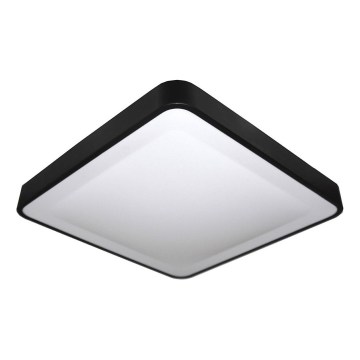 Plafón LED de techo con sensor de movimiento y de crepúsculo WILTON LED/24W/230V 4000K 33x33 cm negro