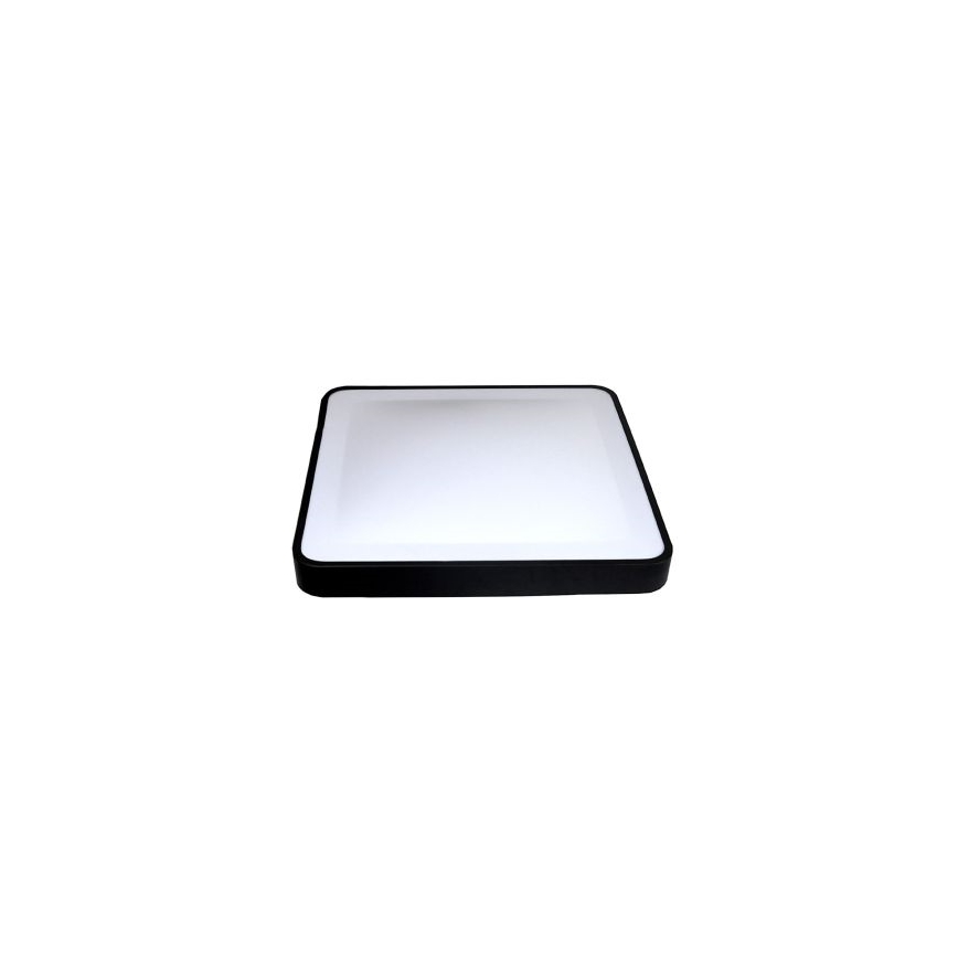 Plafón LED de techo con sensor de movimiento y de crepúsculo WILTON LED/24W/230V 4000K 33x33 cm negro