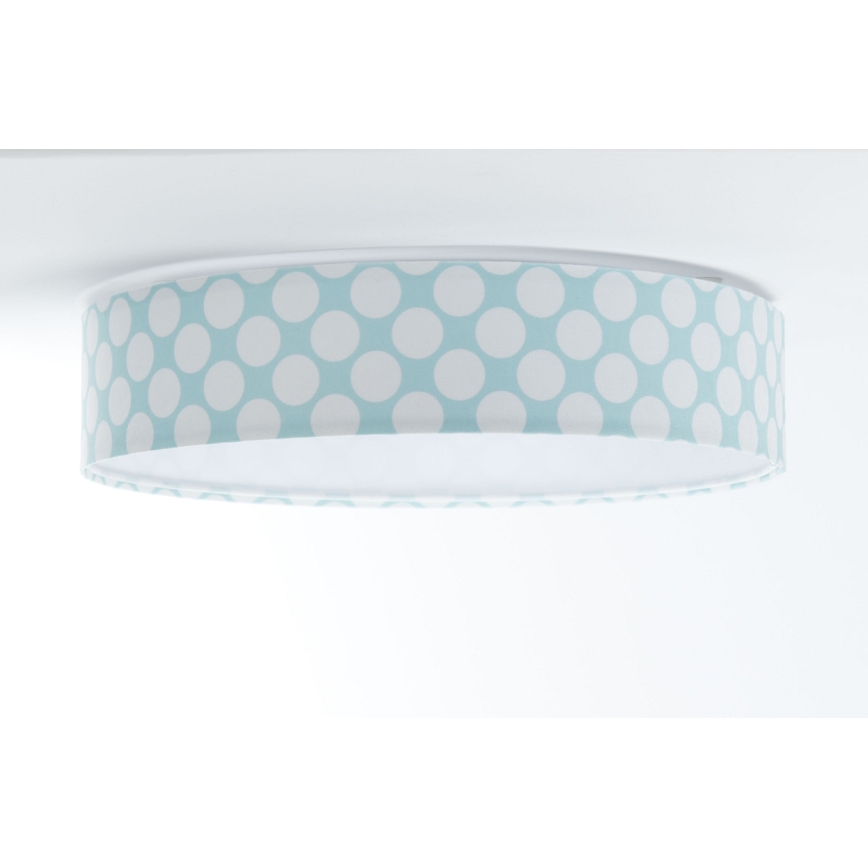 Plafón LED infantil GALAXY KIDS LED/24W/230V puntos verde/blanco