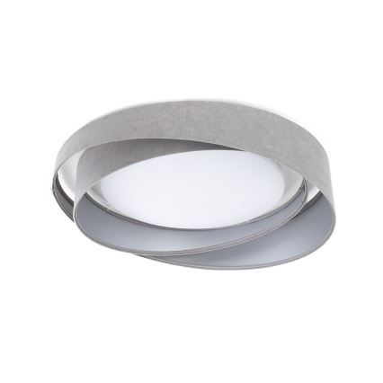Plafón LED GALAXY MODERN 24W/230V, diámetro 55 cm, gris/plateado