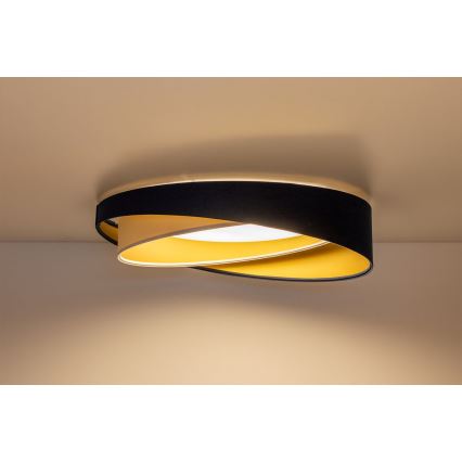 Plafón LED GALAXY MODERN LED/24W/230V, diámetro 55 cm, azul/blanco/dorado