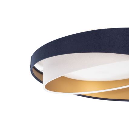 Plafón LED GALAXY MODERN LED/24W/230V, diámetro 55 cm, azul/blanco/dorado
