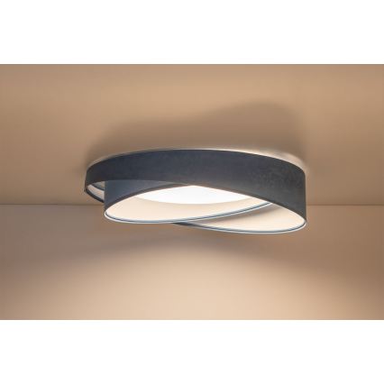 Plafón LED GALAXY MODERN LED/24W/230V Ø 55 cm azul