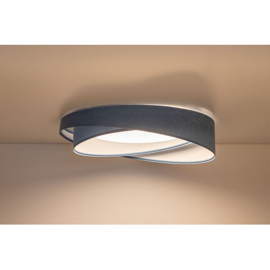 Plafón LED GALAXY MODERN LED/24W/230V Ø 55 cm azul