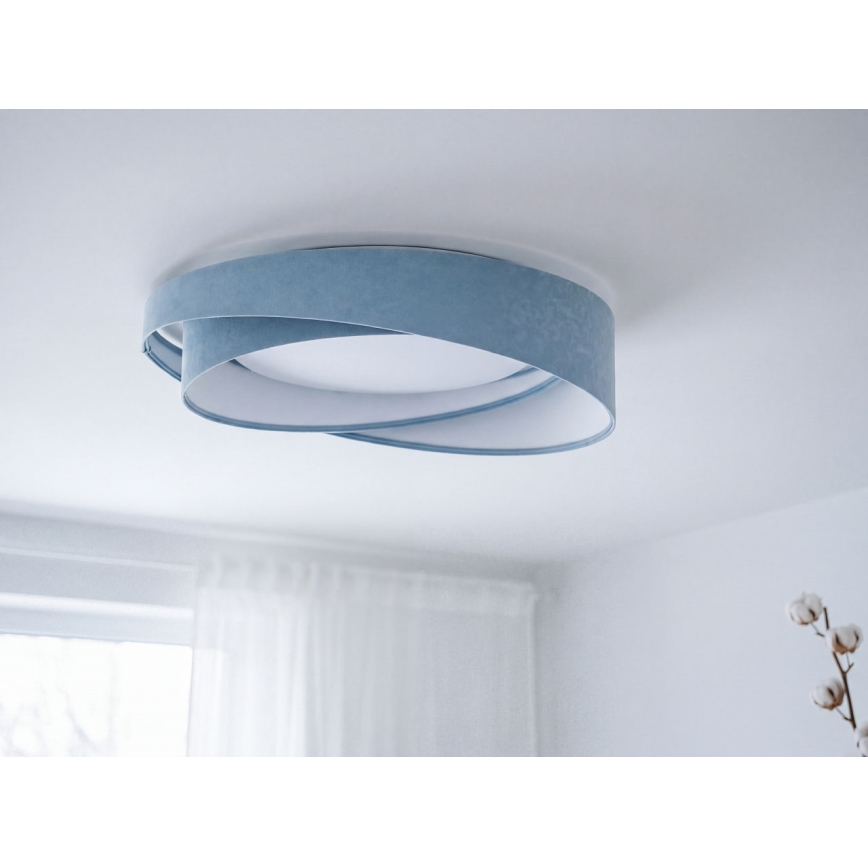 Plafón LED GALAXY MODERN LED/24W/230V Ø 55 cm azul