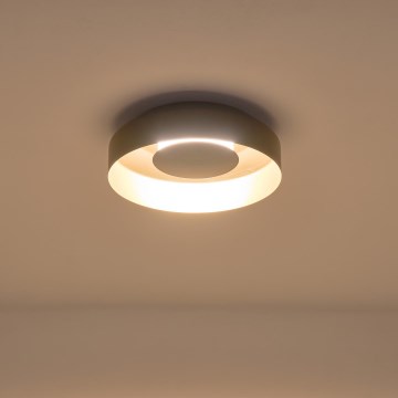 Plafón LED LED/20W/230V 3000K negro