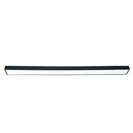 Plafón LED LED/32W/230V 4000K 120x7 cm negro