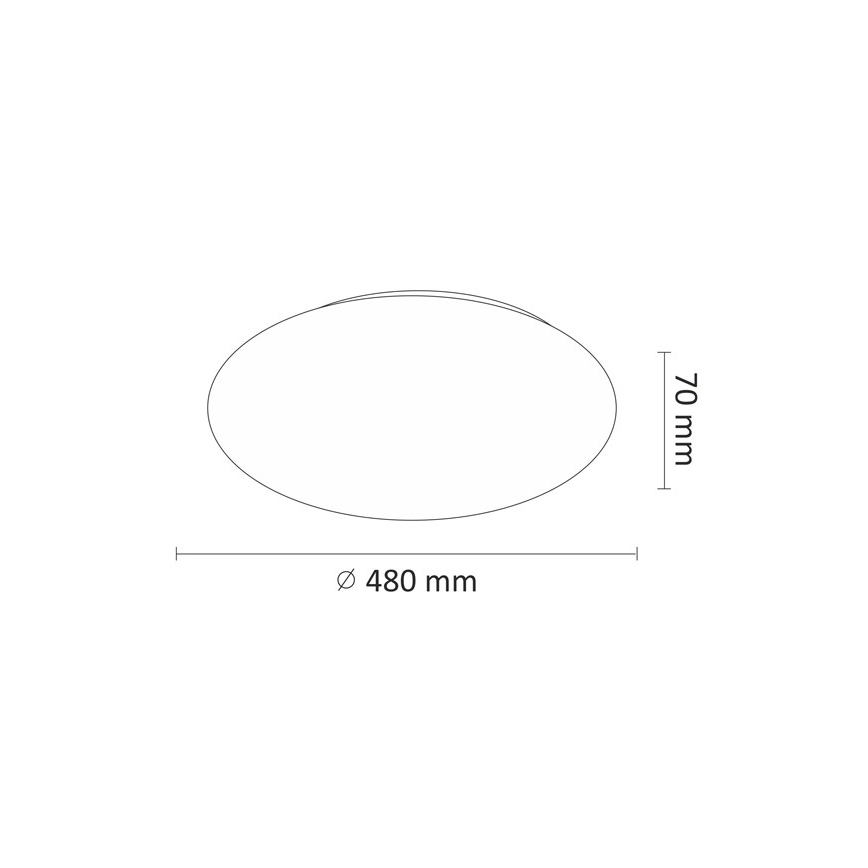 Plafón LED LED/45W/230V 3000K/4000K/6400K