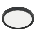 Plafón LED MAQ LED/18W/230V 3000/4000/6500K IP40 negro