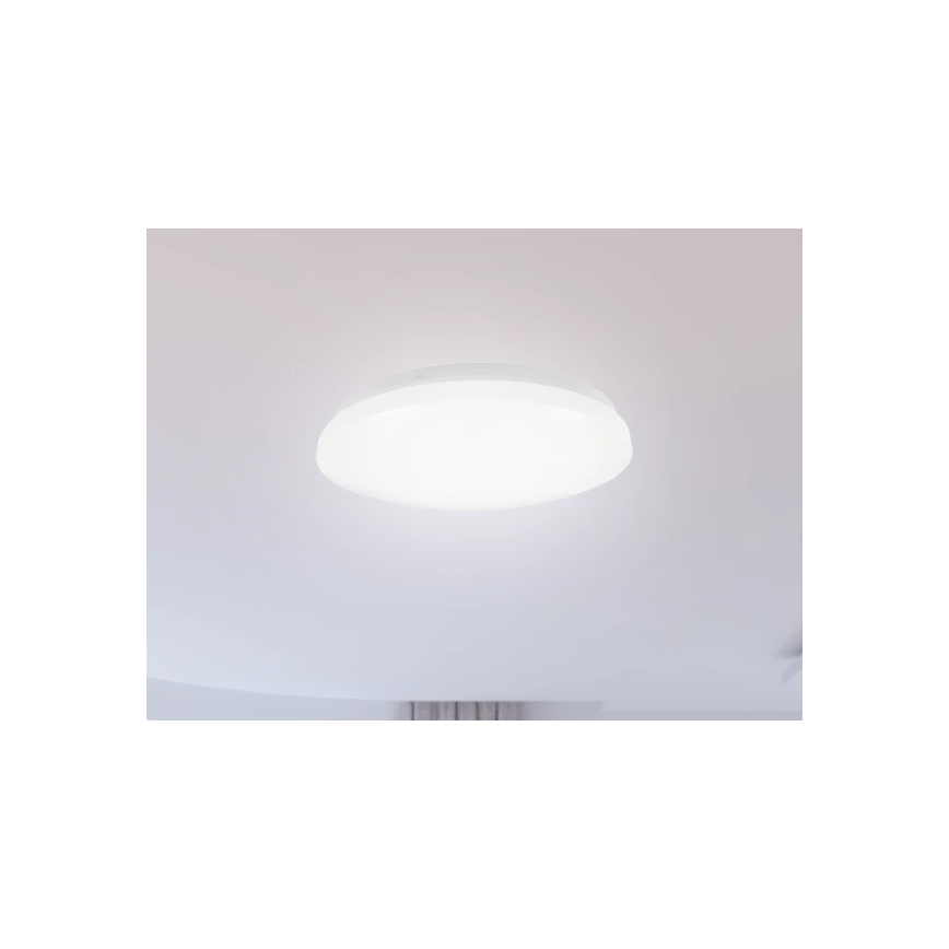 Plafón LED para baño OPAL LED/12W/230V Ø 24,5 cm IP44 blanco