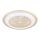 Plafón LED regulable con ventilador ZEPHYR LED/48W/230V 3000-6000K dorado + mando a distancia