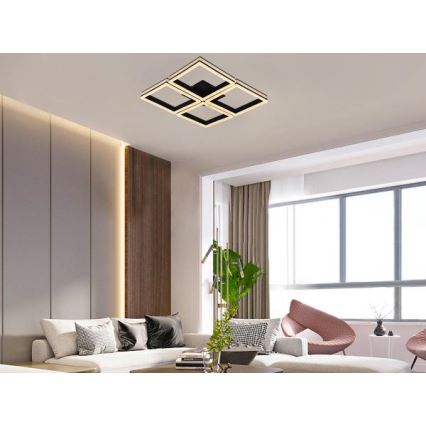 Plafón LED regulable de montaje en superficie LED/215W/230V 3000-6500K + mando a distancia
